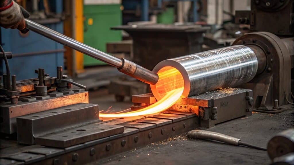 alt with keywords: thermometer showing temperature range for bending aluminum